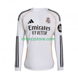 Real Madrid Domácí Dres 2025-2026 Dlouhý rukáv Muže Fotbalové Dresy