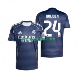 Real Madrid Huijsen 24 Venkovní Dres 2025-2026 Krátký rukáv Muže Fotbalové Dresy
