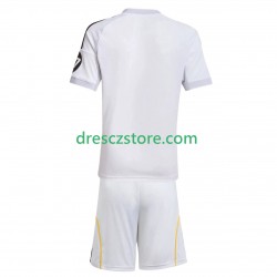 Real Madrid Domácí Dres 2025-2026 Krátký rukáv Děti Fotbalové Dresy