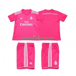 Real Madrid 2014 2015 Retro Venkovní Dres Krátký rukáv Děti Fotbalové Dresy