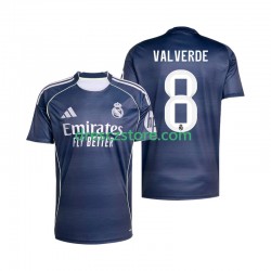 Real Madrid Valverde 8 Venkovní Dres 2025-2026 Krátký rukáv Muže Fotbalové Dresy