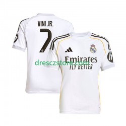 Real Madrid Vinicius Junior 7 Domácí Dres 2025-2026 Krátký rukáv Muže Fotbalové Dresy