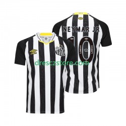 Santos FC NEYMAR JR 10 Venkovní Dres 2025-2026 Krátký rukáv Muže Fotbalové Dresy