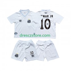 Santos FC Neymar JR 10 Domácí Dres 2025-2026 Krátký rukáv Děti Fotbalové Dresy