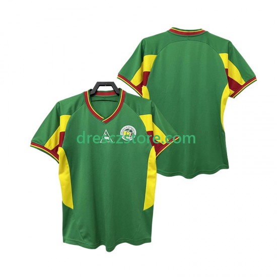 Senegal Retro Venkovní Dres 2002 Krátký rukáv Muže Fotbalové Dresy