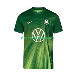 VfL Wolfsburg Domácí Dres 2025-2026 Krátký rukáv Muže Fotbalové Dresy