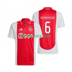 AFC Ajax Henderson 6 Domácí Dres 2024-2025 Krátký rukáv Muže Fotbalové Dresy