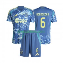 AFC Ajax Henderson 6 Venkovní Dres 2024-2025 Krátký rukáv Děti Fotbalové Dresy