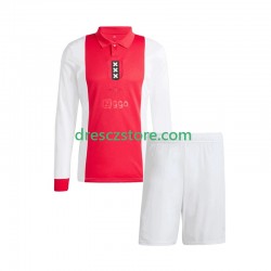AFC Ajax Anniversary Domácí Dres 2024-2025 Dlouhý rukáv Děti Fotbalové Dresy