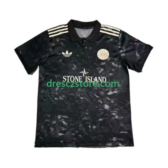 AFC Ajax Stone Island 2024-2025 Krátký rukáv Muže Fotbalové Dresy
