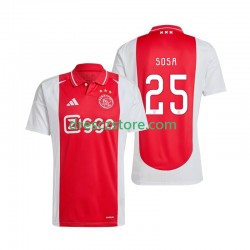 AFC Ajax Wout Weghorst 25 Domácí Dres 2024-2025 Krátký rukáv Muže Fotbalové Dresy