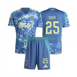AFC Ajax Wout Weghorst 25 Venkovní Dres 2024-2025 Krátký rukáv Děti Fotbalové Dresy