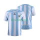 Argentina Retro Domácí Dres 2006 Krátký rukáv Muže Fotbalové Dresy