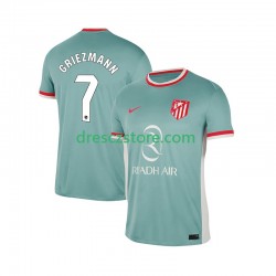 Atlético Madrid Antoine Griezmann 7 Venkovní Dres 2024-2025 Krátký rukáv Muže Fotbalové Dresy