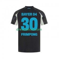 Bayer 04 Leverkusen Frimpong 30 Alternativní Dres 2024-2025 Krátký rukáv Muže Fotbalové Dresy