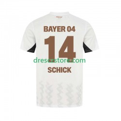 Bayer 04 Leverkusen Patrik Schick 14 Venkovní Dres 2024-2025 Krátký rukáv Muže Fotbalové Dresy