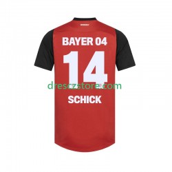 Bayer 04 Leverkusen Patrik Schick 14 Domácí Dres 2024-2025 Krátký rukáv Muže Fotbalové Dresy