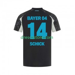 Bayer 04 Leverkusen Patrik Schick 14 Alternativní Dres 2024-2025 Krátký rukáv Muže Fotbalové Dresy