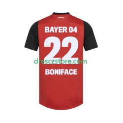 Bayer 04 Leverkusen Victor Boniface 22 Domácí Dres 2024-2025 Krátký rukáv Muže Fotbalové Dresy