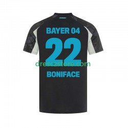 Bayer 04 Leverkusen Victor Boniface 22 Alternativní Dres 2024-2025 Krátký rukáv Muže Fotbalové Dresy