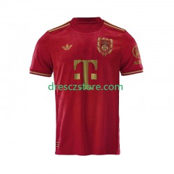 FC Bayern Mnichov Jamal Musiala 42 125th Anniversary Red Domácí Dres 2024-2025 Krátký rukáv Děti Fotbalové Dresy