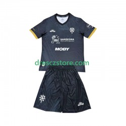 Cagliari Alternativní Dres 2024-2025 Krátký rukáv Děti Fotbalové Dresy