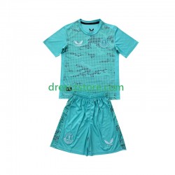 Everton Brankářské Venkovní Dres 2024-2025 Krátký rukáv Děti Fotbalové Dresy