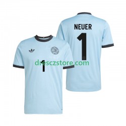 Německo Manuel Neuer 1 Anniversary Brankářské Domácí Dres 2025 Krátký rukáv Muže Fotbalové Dresy