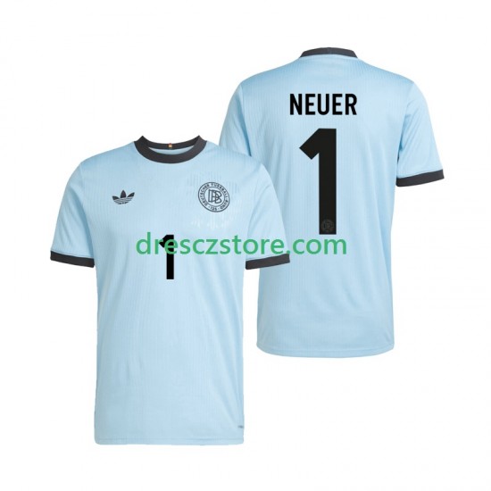 Německo Manuel Neuer 1 Anniversary Brankářské Domácí Dres 2025 Krátký rukáv Muže Fotbalové Dresy