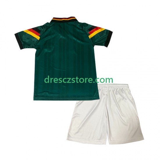 Německo 1992 Retro Venkovní Dres Krátký rukáv Děti Fotbalové Dresy