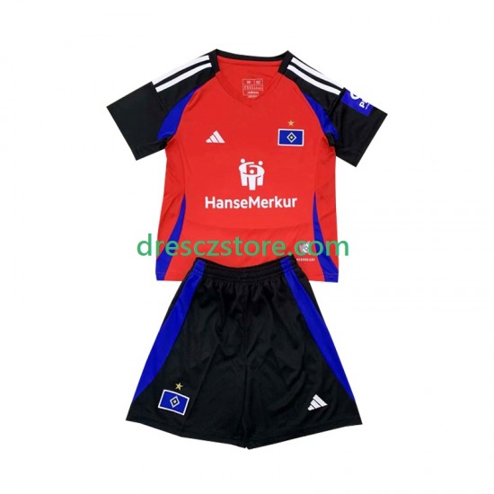 Hamburger SV Alternativní Dres 2024-2025 Krátký rukáv Děti Fotbalové Dresy
