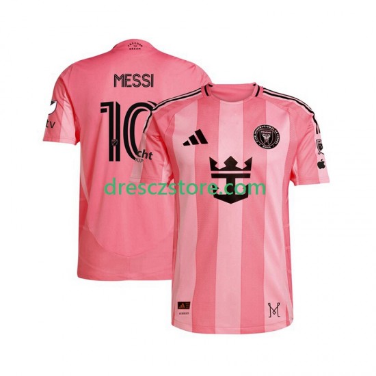 Inter Miami Jordi Alba 18 Domácí Dres 2025 Krátký rukáv Muže Fotbalové Dresy