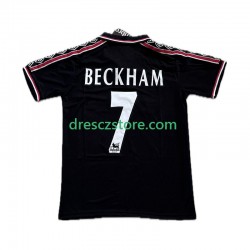 Manchester United Beckham 7 Retro Alternativní Dres 1998 1999 Krátký rukáv Muže Fotbalové Dresy