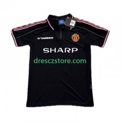 Manchester United Beckham 7 Retro Alternativní Dres 1998 1999 Krátký rukáv Muže Fotbalové Dresy