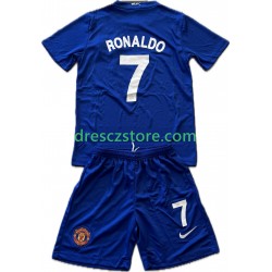 Manchester United Cristiano Ronaldo 7 2009 Retro Alternativní Dres 2008 Krátký rukáv Děti Fotbalové Dresy