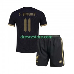 Mexiko Santiago Gimenez 11 Gold Cup Domácí Dres 2025 Krátký rukáv Děti Fotbalové Dresy