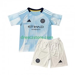 New York City FC Domácí Dres 2025 Krátký rukáv Děti Fotbalové Dresy