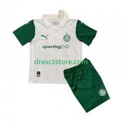 Palmeiras Venkovní Dres 2025 Krátký rukáv Děti Fotbalové Dresy