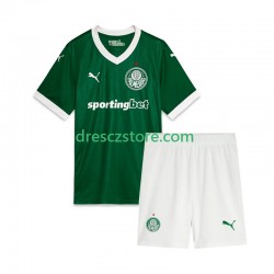 Palmeiras Domácí Dres 2025 Krátký rukáv Děti Fotbalové Dresy
