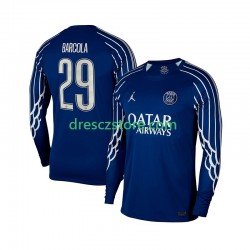 Paris Saint-Germain Bradley Barcola 29 Čtvrtý Dres 2024-2025 Dlouhý rukáv Muže Fotbalové Dresy