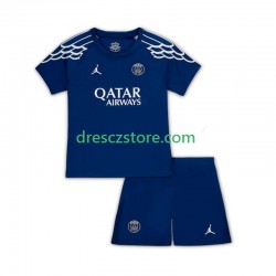 Paris Saint-Germain Čtvrtý Dres 2024-2025 Krátký rukáv Děti Fotbalové Dresy