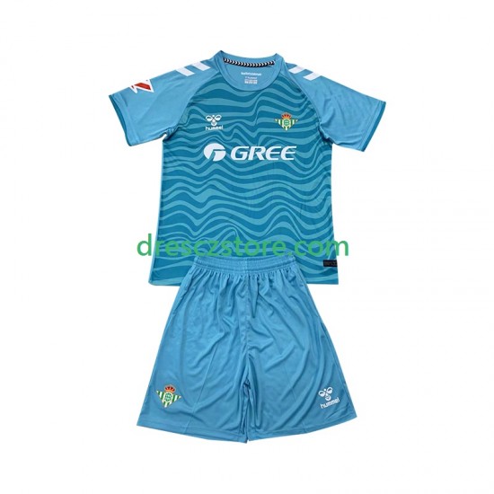 Real Betis Brankářské Venkovní Dres 2024-2025 Krátký rukáv Děti Fotbalové Dresy