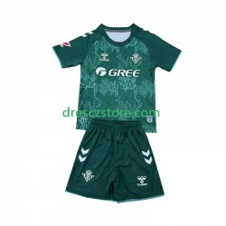 Real Betis Sustainability Domácí Dres 2024-2025 Krátký rukáv Děti Fotbalové Dresy