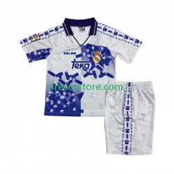Real Madrid 1996 1997 Retro Alternativní Dres Krátký rukáv Děti Fotbalové Dresy