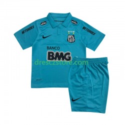 Santos FC 2012 Retro Alternativní Dres 2011 Krátký rukáv Děti Fotbalové Dresy