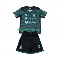 Santos FC Laguna Venkovní Dres 2024-2025 Krátký rukáv Děti Fotbalové Dresy