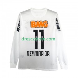 Santos FC Neymar JR 11 2012 Retro Domácí Dres 2011 Dlouhý rukáv Muže Fotbalové Dresy