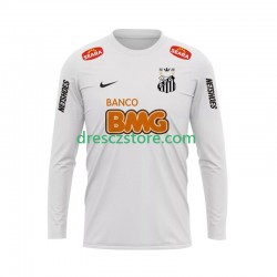 Santos FC 2012 Retro Domácí Dres 2011 Dlouhý rukáv Muže Fotbalové Dresy