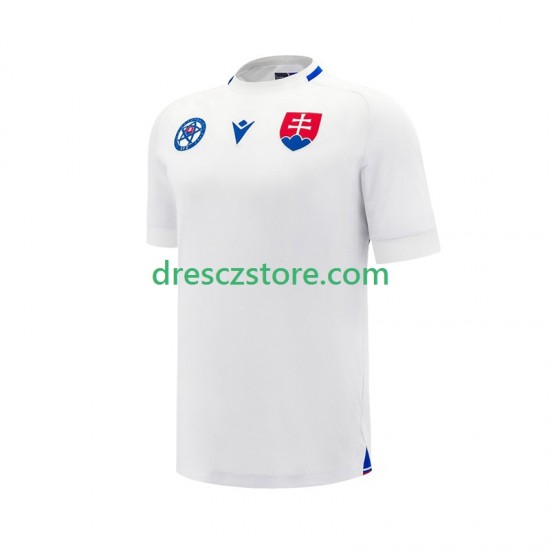 Slovensko Venkovní Dres 2024-2025 Krátký rukáv Muže Fotbalové Dresy