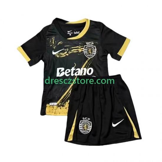 Sporting CP Čtvrtý Dres 2024-2025 Krátký rukáv Děti Fotbalové Dresy